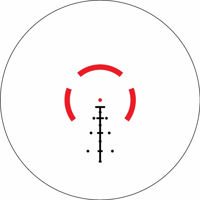 Vortex Optics 5x25 Spitfire HD Gen II Prism Scope, Red Illum AR-BDC4 Reticle