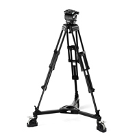 <b>New Arrival</b> - Vinten Versine 240 Fluid Head w/3-Section Aluminum EFP Tripod & EFP Studio Dolly