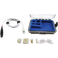 Voice Technologies VT500 Omni Lavalier Mic for Transmitters, TA5-F , White