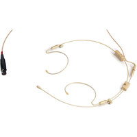 Voice Technologies VT701 MKII Headworn Microphone with TA5-F Connector, Beige