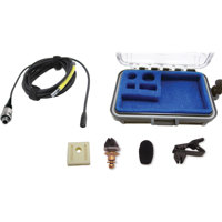 Voice Technologies VT403 Omni Lavalier Mic with Lemo 3-Pin Connector, Black