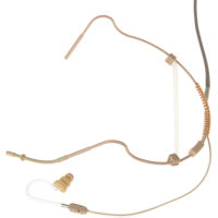 Voice Technologies VT760 mkII Omni-Headset Microphone with VT600 Earphone, Beige