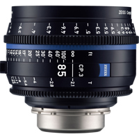 Zeiss CP.3 85mm T2.1 Compact Prime Cine Lens for Sony E, Feet