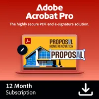 Adobe Acrobat Pro 1-Year Subsc Picture