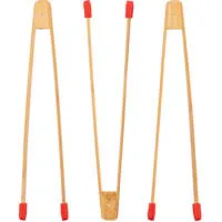 Adorama Bamboo Print Tongs (3- Picture