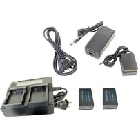 Bescor 2x NP-T125 Battery, Cha Picture