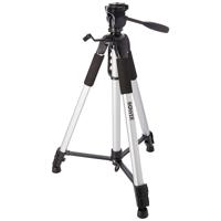 Bower 72 3 Section Aluminum Tripod With Qr 3 Way Pan Head Black Vtsl7200