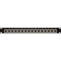 Canare 2RU A/V Bulkhead Panel, Picture