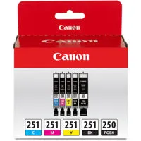 Canon PGI-250 Black & CLI-251  Picture
