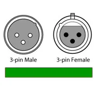 CHAUVET DJ 5' 3-Pin Male to 3- Picture