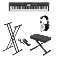 Casio Px S3000 Privia Digital Piano Blk Bundle W Bench Stand Pedal Headphones Px S3000bk A