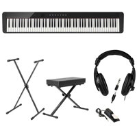 Casio Px S1000 Privia Piano Bundle With Bench Headphones Stand Pedal Pxs1000bk A
