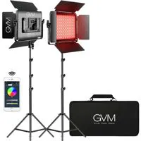GVM 1000D 45W Bi-Color RGB Stu Picture