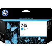 HP 745 130ml Cyan Ink Cartridg Picture