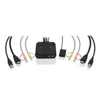 IOGEAR 2-Port 4K KVM Switch wi Picture