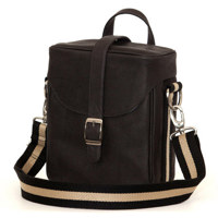 Jill E Jack Hudson All Leather Camera Bag Brown