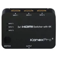 KanexPro 3x1 HDMI Switcher wit Picture