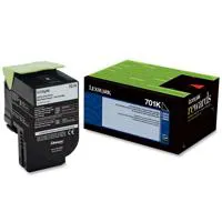 Lexmark 701K Black Return Prog Picture