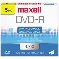 Maxell 4.7GB 16x DVD-R Recorda Picture