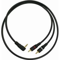 3/' Mogami Y Insert Cable TS Right Angles Right Angle TRS to 2