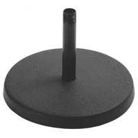 On Stage Basic Fixed Height Desktop Microphone Stand With Black