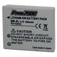 Power2000 NB-4L 3.7V 900mAh Re Picture