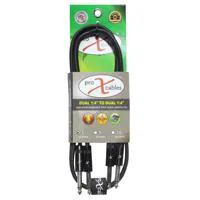 ProX XC-DP03 3' Dual 1/4" TS-M Picture
