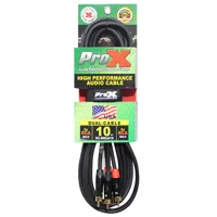 ProX XC-DRCA10 10' Dual RCA-M  Picture