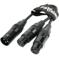 ProX XC-YXM 6" XLR-M to Dual X Picture