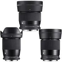 Sigma 16mm, 30mm, 56mm f/1.4 D Picture