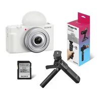 Sony ZV-1F Vlogging Camera, Wh Picture