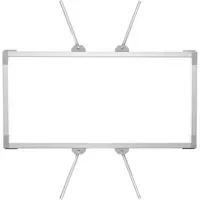 Velvet Rectangular Rabbit Ears Picture