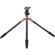 3 Legged Thing X4 Eric 4-Section Carbon Fiber Tripod with AirHead 1 Ball Head, 85" Maximum Height, 16.7lb Load Capacity, Black: Picture 5 thumbnail