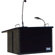 Anchor Audio Acclaim Lectern System with LM-618 Gooseneck Microphone with XLR Connector, Black: Picture 4 thumbnail