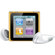 Apple MC697LL/A iPod Nano 16GB 6th Generation, 1.54 inch Multi-Touch LCD Display, Built-In Clip - Orange: Picture 3 thumbnail