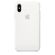 Apple Silicone Case for iPhone X - White: Picture 1 thumbnail