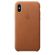 Apple Leather Case for iPhone X - Saddle...: Picture 2 thumbnail