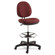 Alera IN4631 Interval Series Swivel Task Stool, 100% Acrylic, Tone-On-Tone Pattern, Burgundy: Picture 4 thumbnail