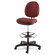 Alera IN4631 Interval Series Swivel Task Stool, 100% Acrylic, Tone-On-Tone Pattern, Burgundy: Picture 1 thumbnail