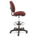 Alera IN4631 Interval Series Swivel Task Stool, 100% Acrylic, Tone-On-Tone Pattern, Burgundy: Picture 3 thumbnail
