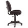 Alera IN4811 Interval Swivel/Tilt Task Chair with Casters, 100% Acrylic with Tone-On-Tone Pattern, Black: Picture 2 thumbnail