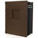 Flora Valencia Series, Professional Library Bound Self Adhesive Album, Windowed Luxurious Cover with Metal Reinforced Corners, 20 Page Capacity Holds 40 8x10" Photos. Color: Black Pages & Weathered Umber Cover.: Picture 2 thumbnail