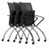 Mayline Valore High-Back Nesting Chair, Black: Picture 1 thumbnail