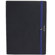 Acme Made Hardback Folio with Button-Down System for eReader - Black / Blue: Picture 1 thumbnail