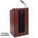 AmpliVox Presidential Plus Lectern with Wired Sound System, 50w Stereo Amplifier, Two 6 x 8" Speakers, Enhanced Electret Gooseneck Mic, Casters, Color: Mahogany: Picture 2 thumbnail