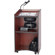 AmpliVox SWG450 Wireless Presidential Plus Lectern with Electret Gooseneck Mic, 50W Multimedia Stereo Amplifier, Wireless Lapel Mic, Mahagony: Picture 1 thumbnail