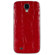Anymode Leather Fashion Battery Cover Polycarbonate Case for Samsung Galaxy S4, Red: Picture 3 thumbnail