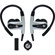 Able Planet SI400 Sound Clarity Sport In Ear/Hook Headphones with Microphone and Remote, Gun Metal: Picture 1 thumbnail