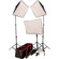 Autocue/QTV 3 Head Softbox Lighting Kit, Includes 3 x Lamp Heads, 3 x Softboxes, 12 x 32W Fluorescent Lamps, 3 x Light Stands: Picture 4 thumbnail