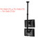Atdec Telehook Dual Vertical Ceiling Mount Adapter - Enables Second Screen Attachment to TH-1040-CTL and TH-1040-CTS Ceiling Mounts: Picture 4 thumbnail